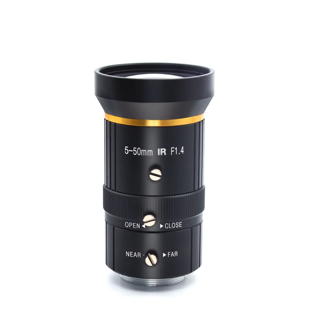 WGWK 5-50mm CS Varifocal Manual Zoom Lens F1.4 1/2.7