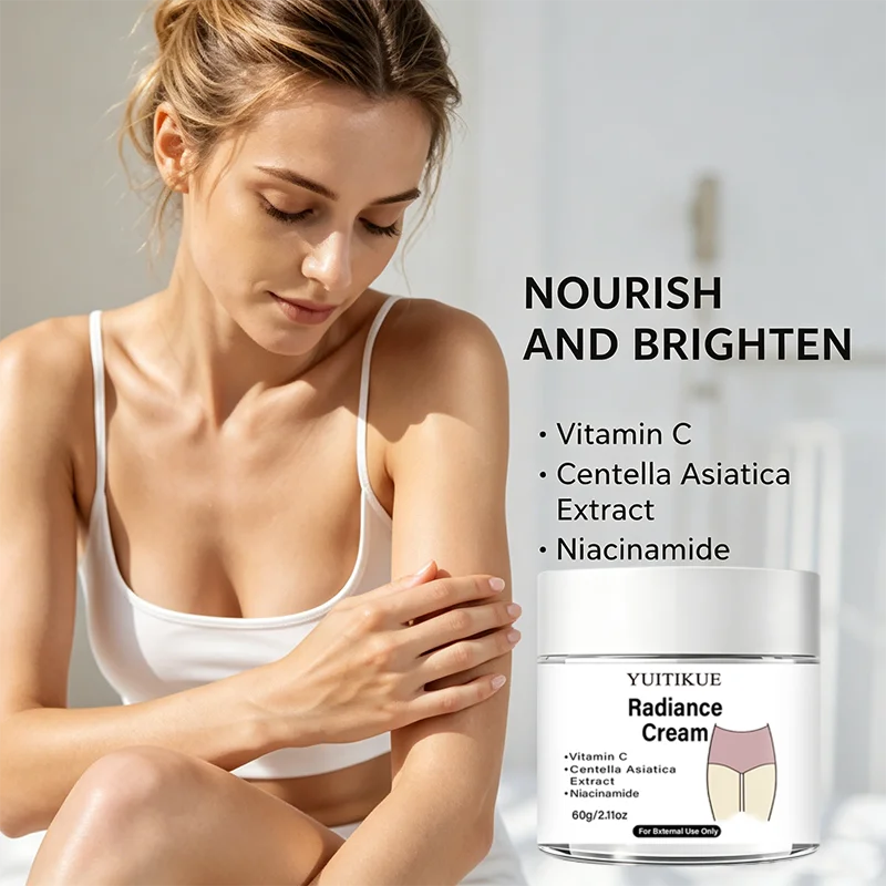 YUITIKUE Niacinamide VC Radiance Cream Centella Asiatica Extract Deep Moisturizer Lighten Underarm Elbow Knee Dark Spots