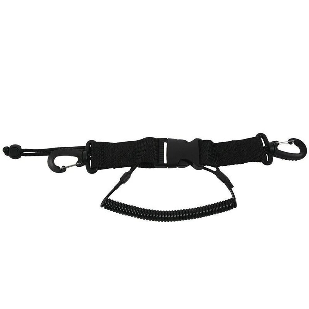 Scuba Diving Lanyard Diving Camera Safety Anti Lost Coil Rope Buckle Clip Hook for Underwater Camera Accessories