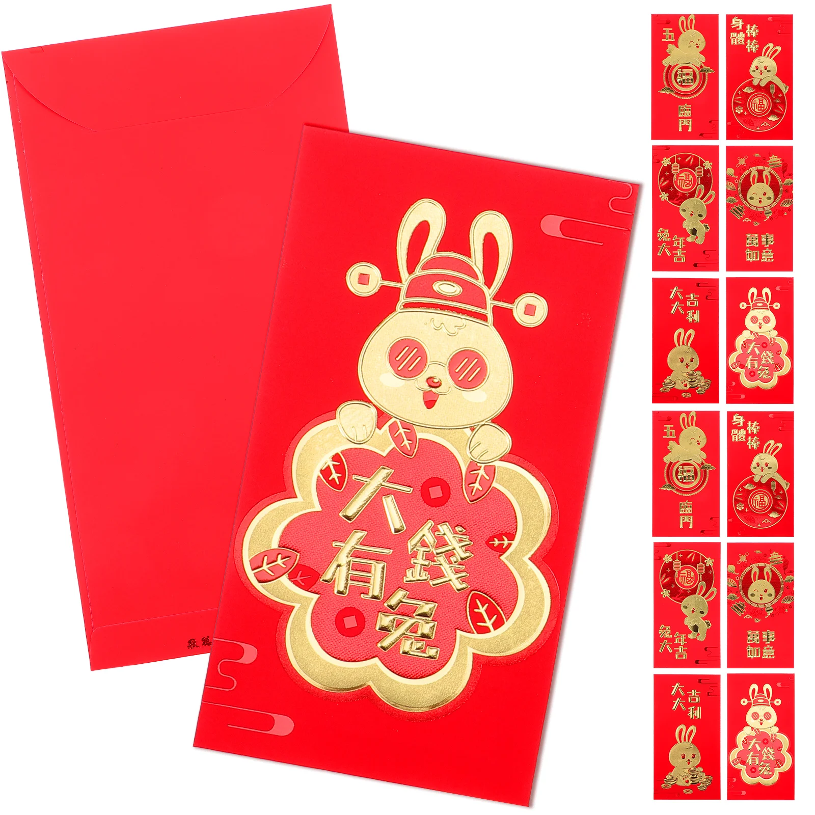 

30 Pcs Rabbit Year New Red Envelope Kids Envelopes Packets Delicate Auspicious Gift