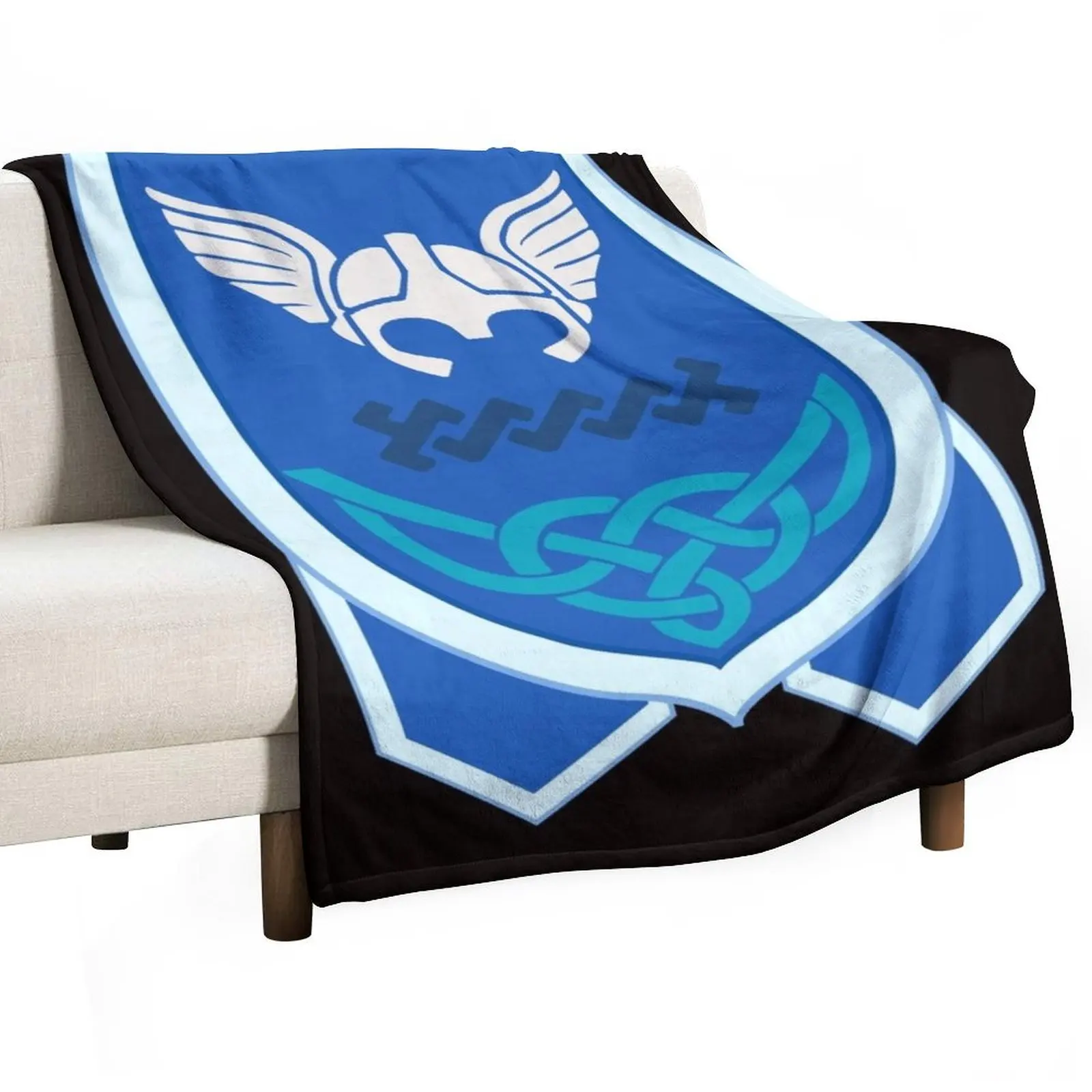 

Brawlhalla Platinum Rank Colored Throw Blanket Hairys Flannel Fabric Hairy Luxury Designer Blankets