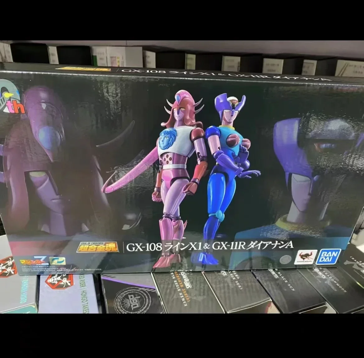 

В наличии 100% оригинальная фигурка Bandai Soul Of Chogokin GX 108 GX 11R, аниме-модель, игрушки, коллекция фигурок