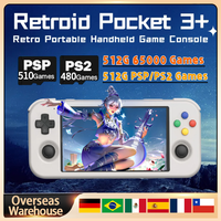 Retroid Pocket 3 Plus Retroid Pocket 3+ RP3+ Handheld Game Console Android 11 4.7 Inch HD Touch Screen 512G PS2 PSP Boy Gifts