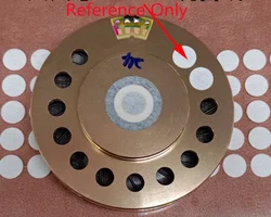 Unidad de altavoz para auriculares Hifi, papel de afinación Y1 Y2 Y3 Y4 Y5 Y6 para auriculares de 70mm, drvier diy, cubierta de malla de amortiguación de agujero medio, nuevo, 10 Uds.