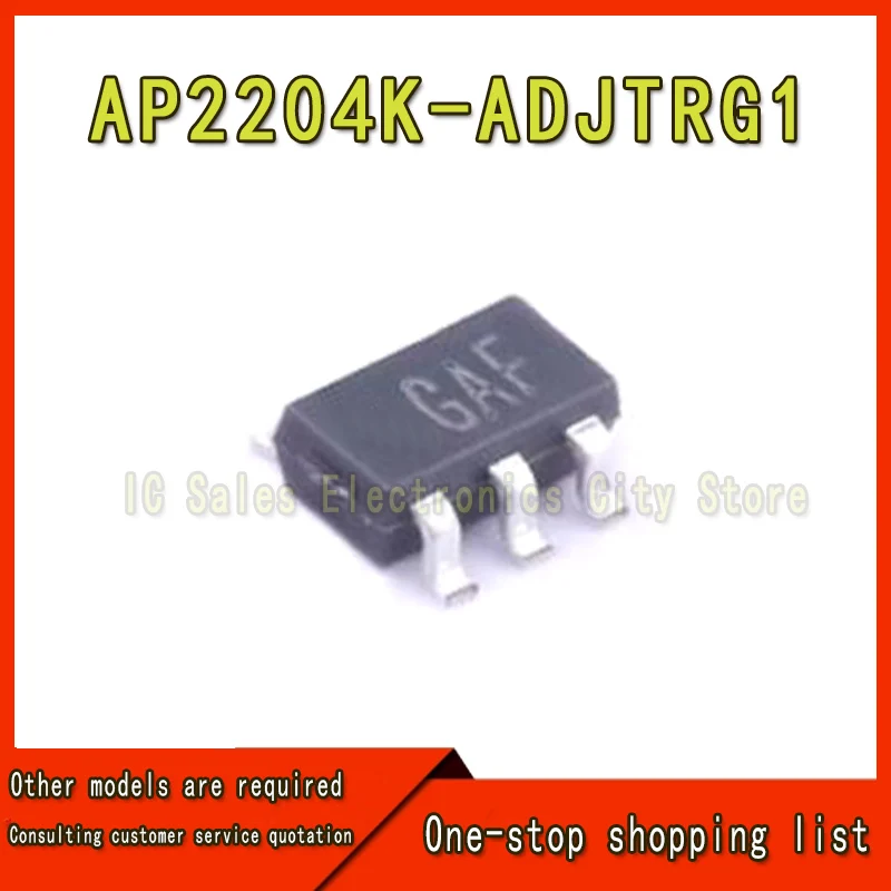 

(10 stuk) 100% Nieuwe AP2204K AP2204K-ADJTRG1 GAF sot23-5 Chipset