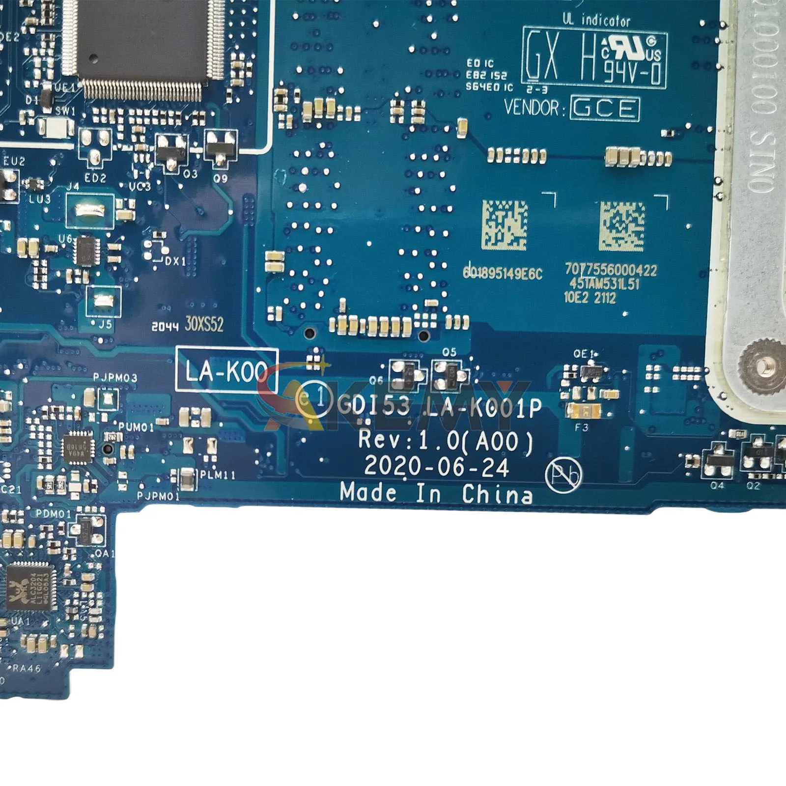 LA-K001P dengan Motherboard Laptop CPU R5 R7 untuk Mainboard Notebook Dell Inspiron 3505 0GWD64 0P92W5 05HPX6 100% Diuji OK