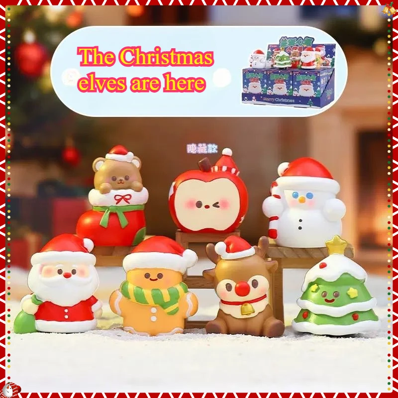 Caja ciega de hadas de deseos navideños |   Adorno de escritorio navideño |   Decoración de ambiente |   Regalo para estudiantes y festivales |   Regalo de Navidad de moda