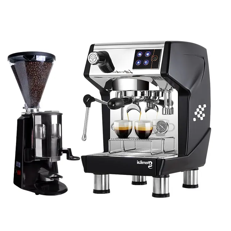 Professional Cafe Cafetera Expresso German E61 110V Semi Automatic Coffee Commercial Espresso Machine With Milk Frother - Image 4