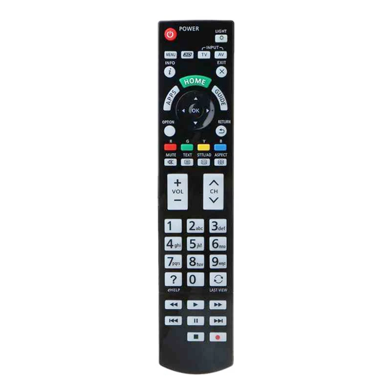 New Replacement Remote Control For Panasonic N2QAYB000936 Viera LED LCD HDTV TV TH-55AS5700A TH55AS5700A