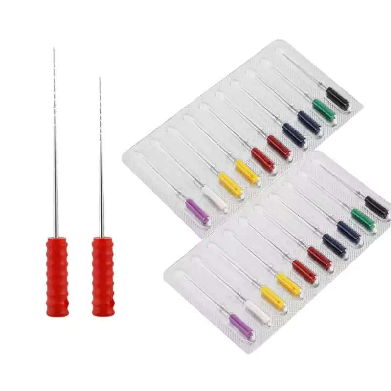 

10Pcs/Pcs Dental Nerve Barbed Broaches Endodontic Root Canal Cleaning Needles Hand Use Files Dentistry Tools