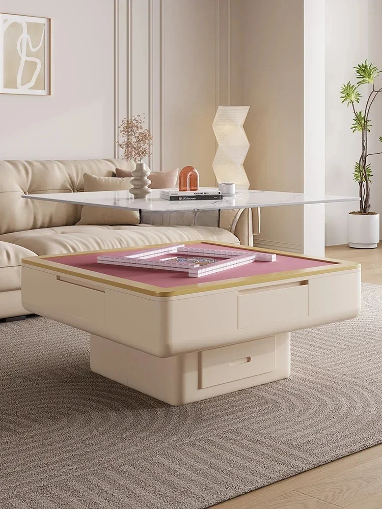 

ss newRock плита кремовый ветроподъемник журнальный столик машина для маджонга автоматический стол для маджонга двойного назначения