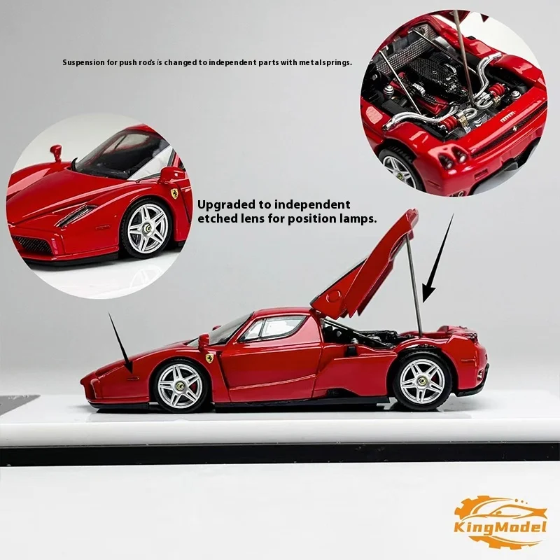 King Model 1:64 Enzo Figure Edition Simulation Alloy Open-Lid