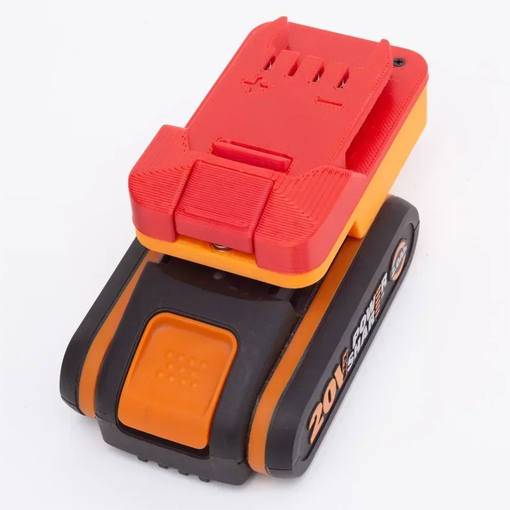 Battery Adapter/Converter for WORX 20V 4PIN Li-ion Battery TO Lidl Parkside X20V TEAM Series Cordless Power Tools (Only Adapter)
