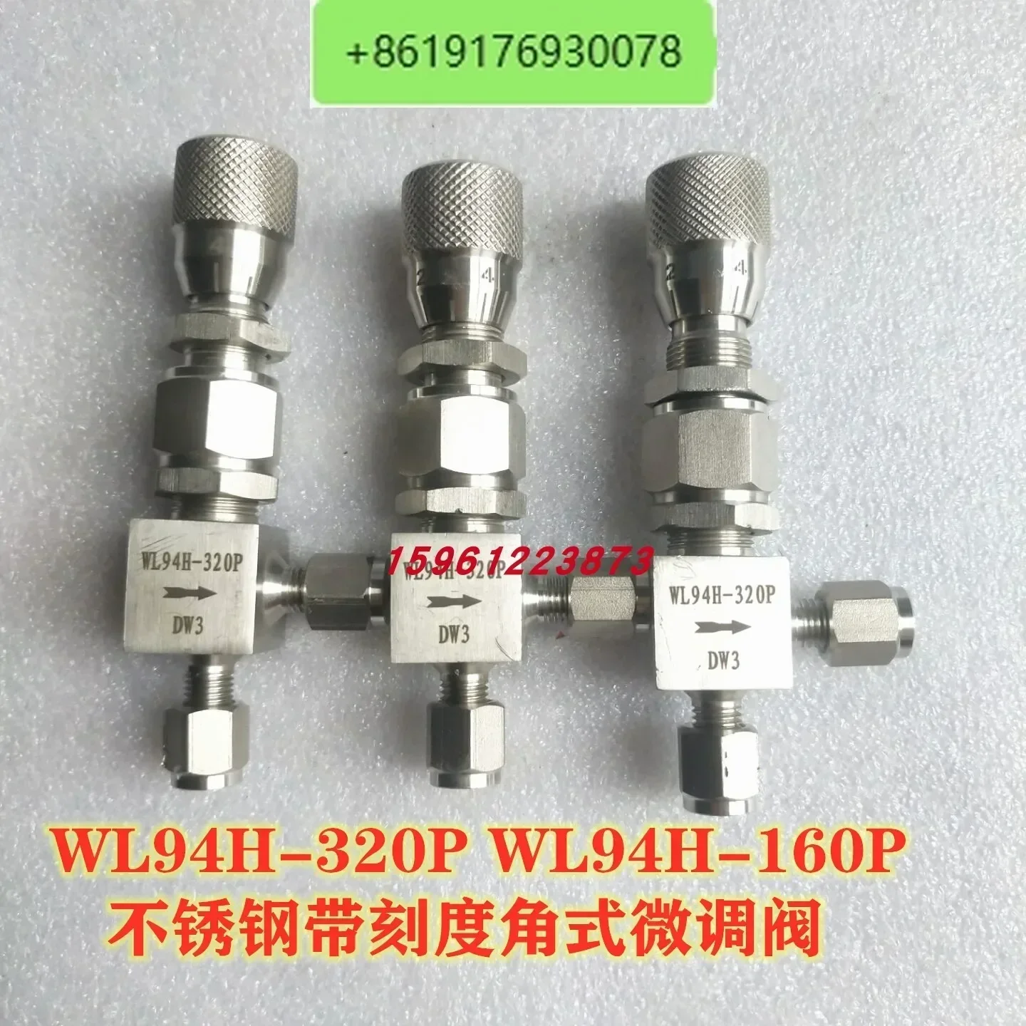 Stainless steel regulating valve Angle micro regulating valve WL94H-320P G ZG NPT flow regulating valve