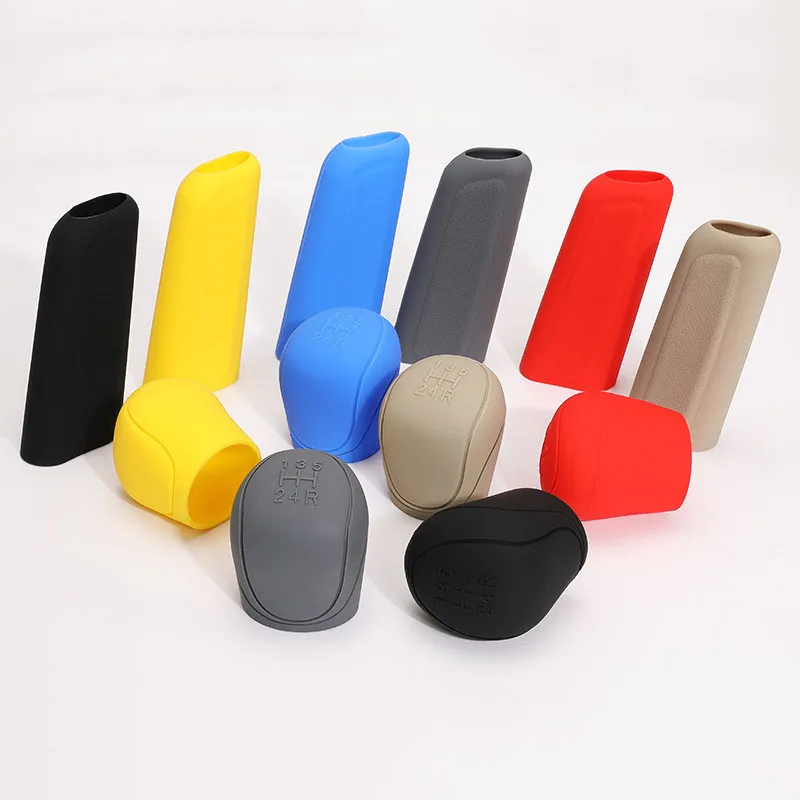 Silicone Gear Shift  Knob Cover Gear Shift Non Slip Grip Handle Case Automobiles Gear Shift Collars Car Accessories Interior