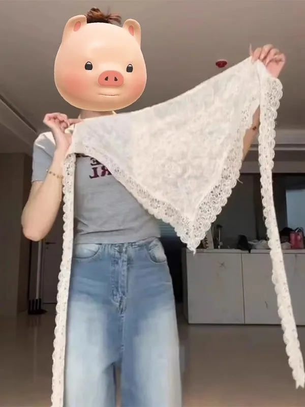 

Large Size Lace ter Ne Dr Women's Faionable Layered Skirt Pear Body ape One-Piece Curtain A-Line Skirt