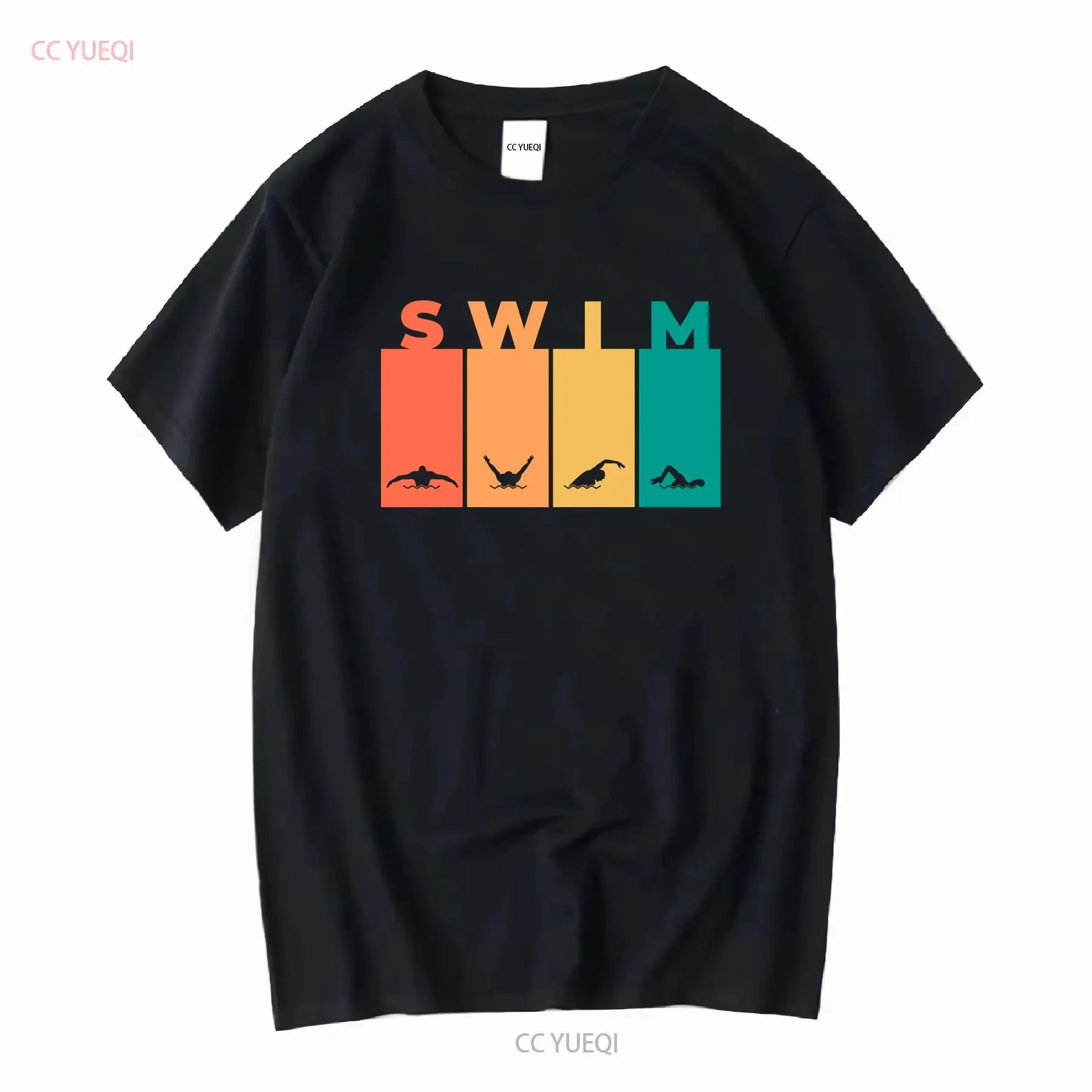 

Cool Swimming For Kids Swimmer Swim Instructor T Shirt Funny Fans Teacher Training Athletes Birthday Christmas vintage Washed