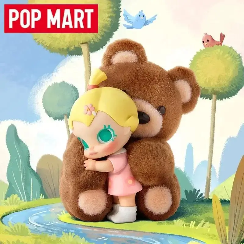 البوب مارت بيبي مولي بلدي المعانقة اكتشاف سلسلة صندوق أعمى اللعب Kawaii أنيمي عمل الشكل Caixa Caja مفاجأة صندوق غامض الدمى