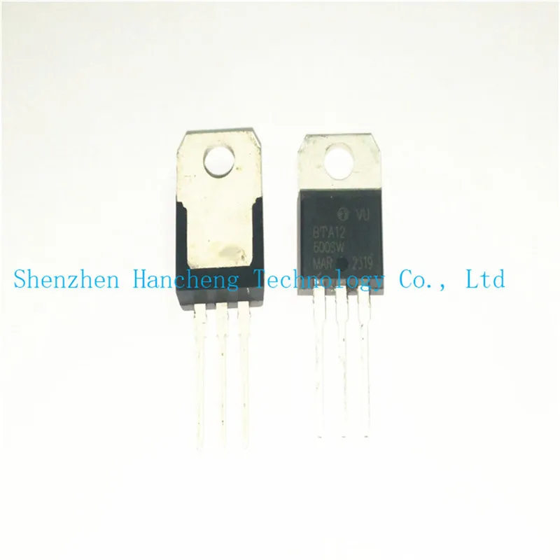 (20PCS-100PCS) BTA12-600SW  BTA12 TO220 NEW CHIP IC