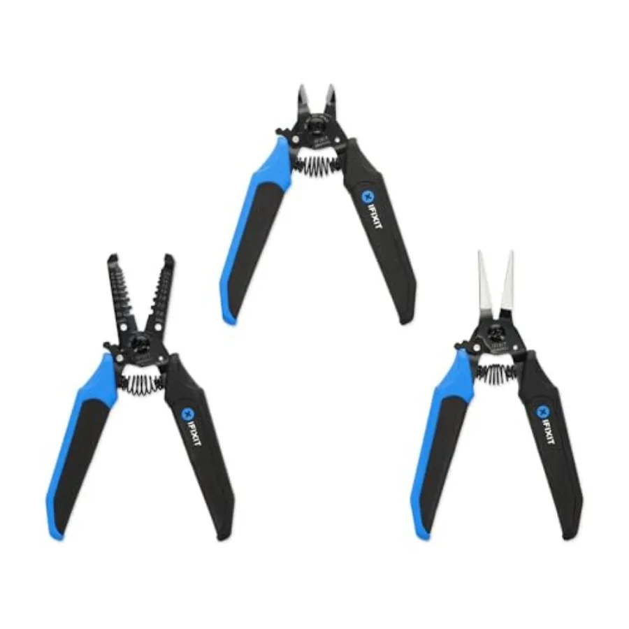 

Mandible 3-Piece Plier Set - for Electronics and Household DIY Repair