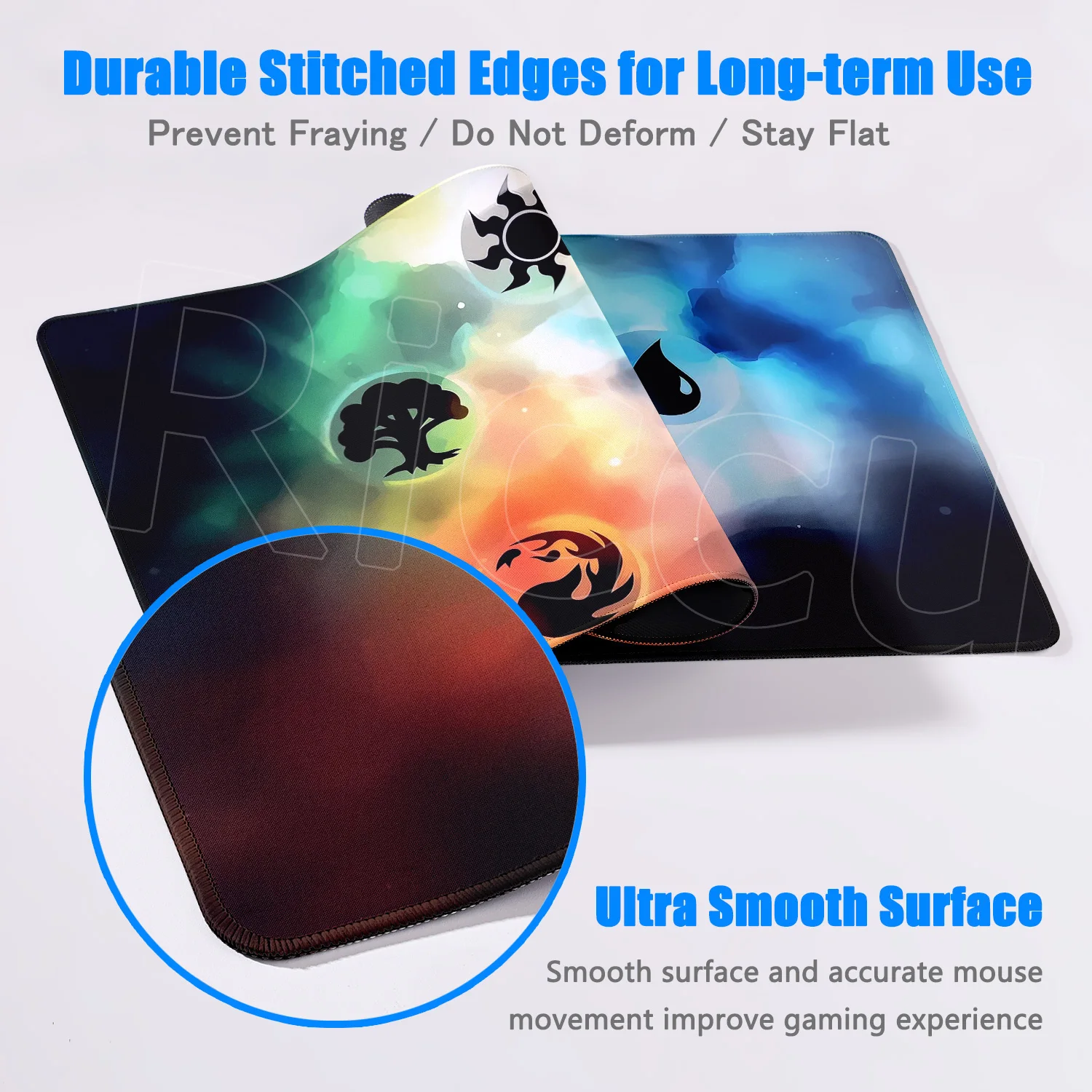 Computer Mousepad 120x60cm Oversize Office Natural Rubber Carpet M-Magic The Gathering Non-slip Playmat Pc Accessories Table Pad