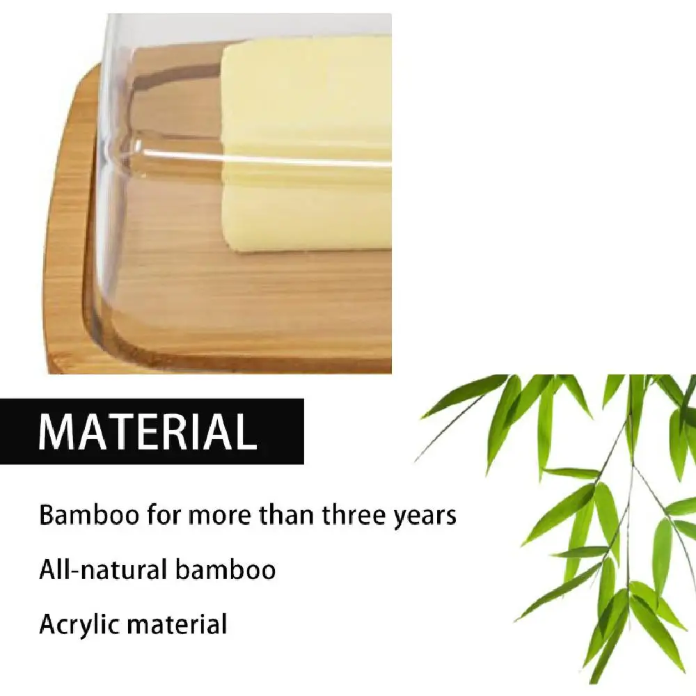 

1Pcs Butter Box Cheese Butter Storage Box With Lid Butter Dish Stick Butter Container For Refrigerator Kitchen Gadgets