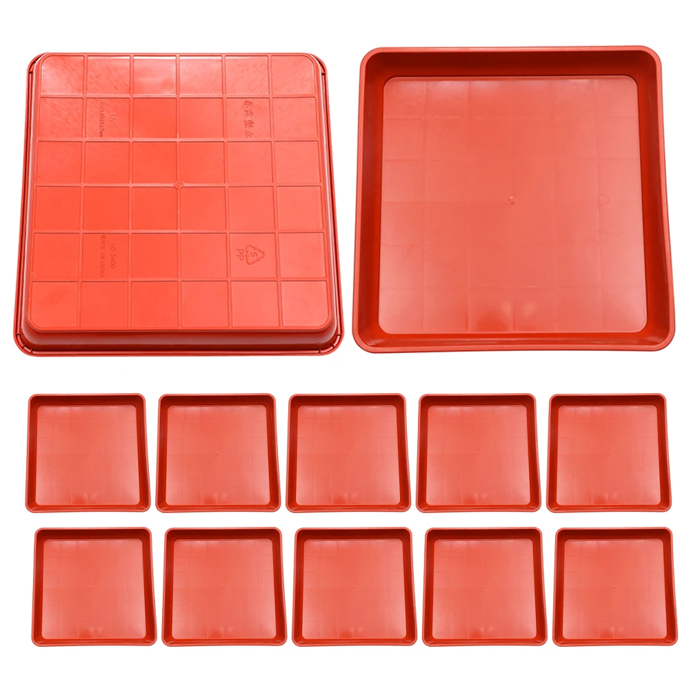 

15 Pcs Various Flower Pot Bottom Mat Plant Pots Indoor Saucers Pp Outdoor Drip Trays