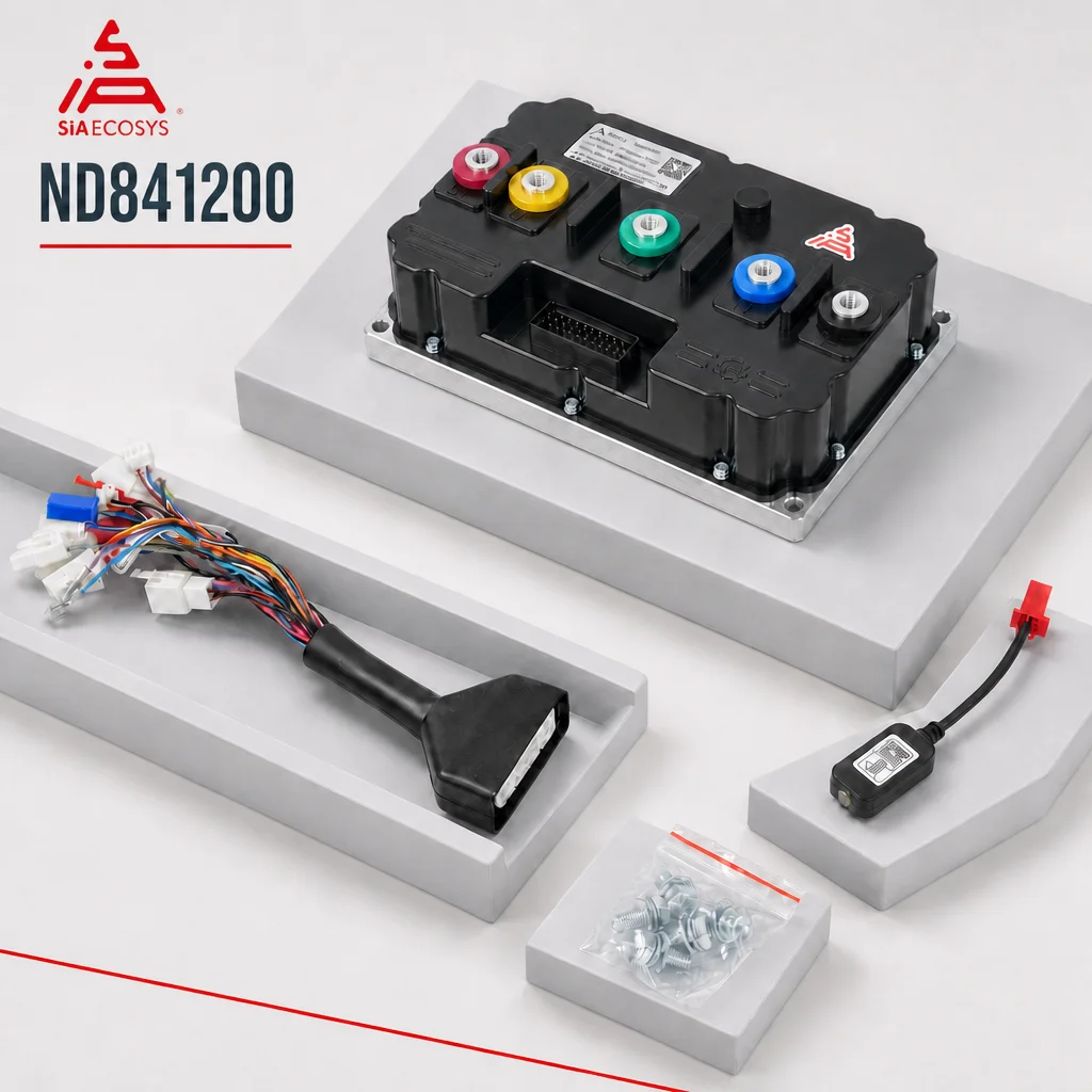 Programmable FARDRIVER ND841200 Controller 84V Sine Wave FOC for 600A Peak 8-12kW E-Scooter & Motorcycle Parts
