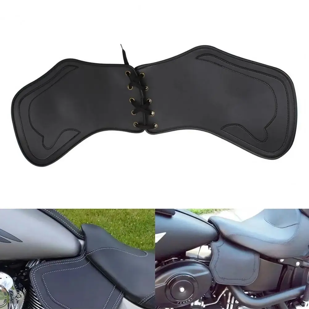 

Hood Insulation Pad Heat resistant Sound proof Ultra thin Motorcycle Faux Leather Heat Saddle Shield for for Kawasaki