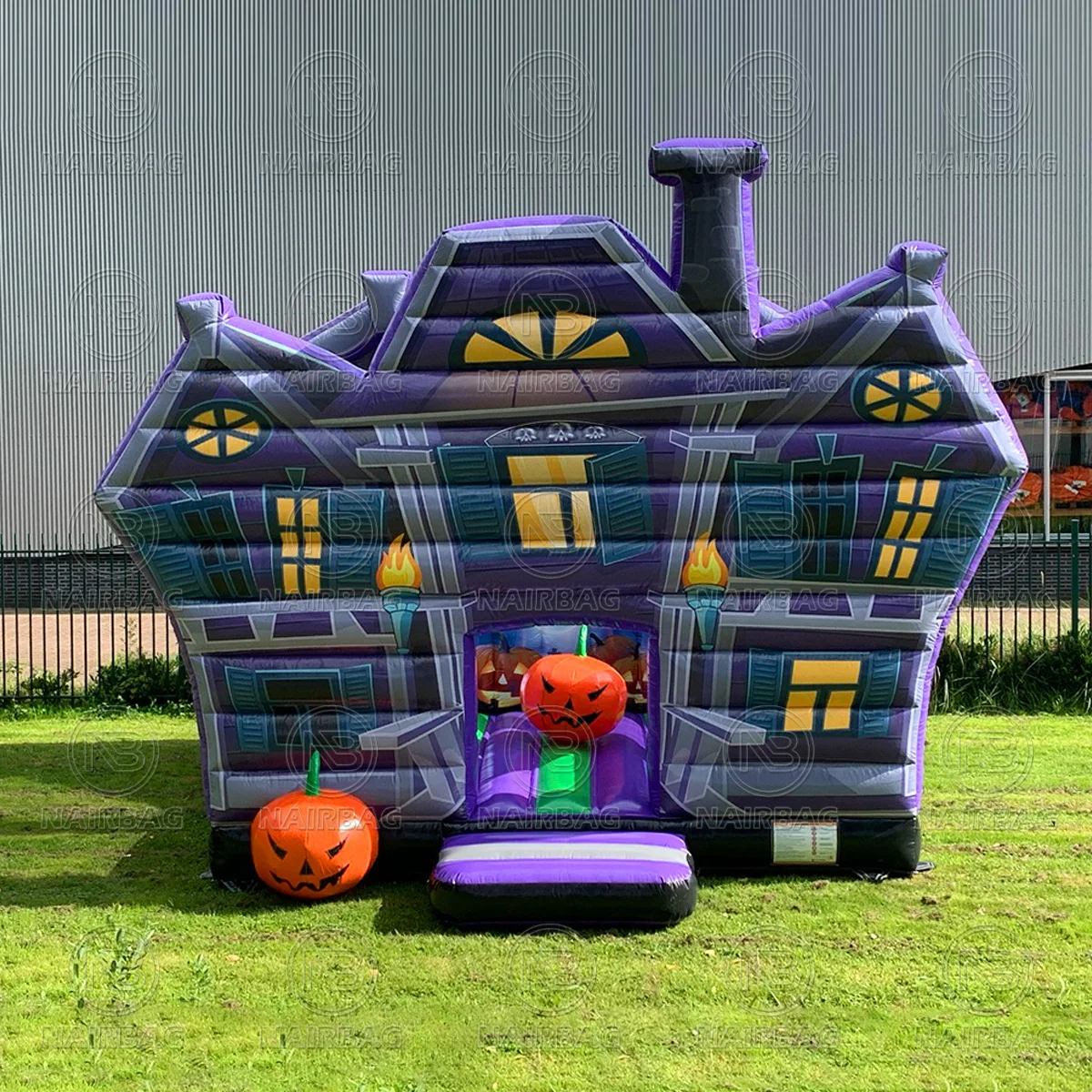 Hot Item Halloween Springkussen Pompoen Springkasteel Opblaasbaar Spookhuis Springkasteel