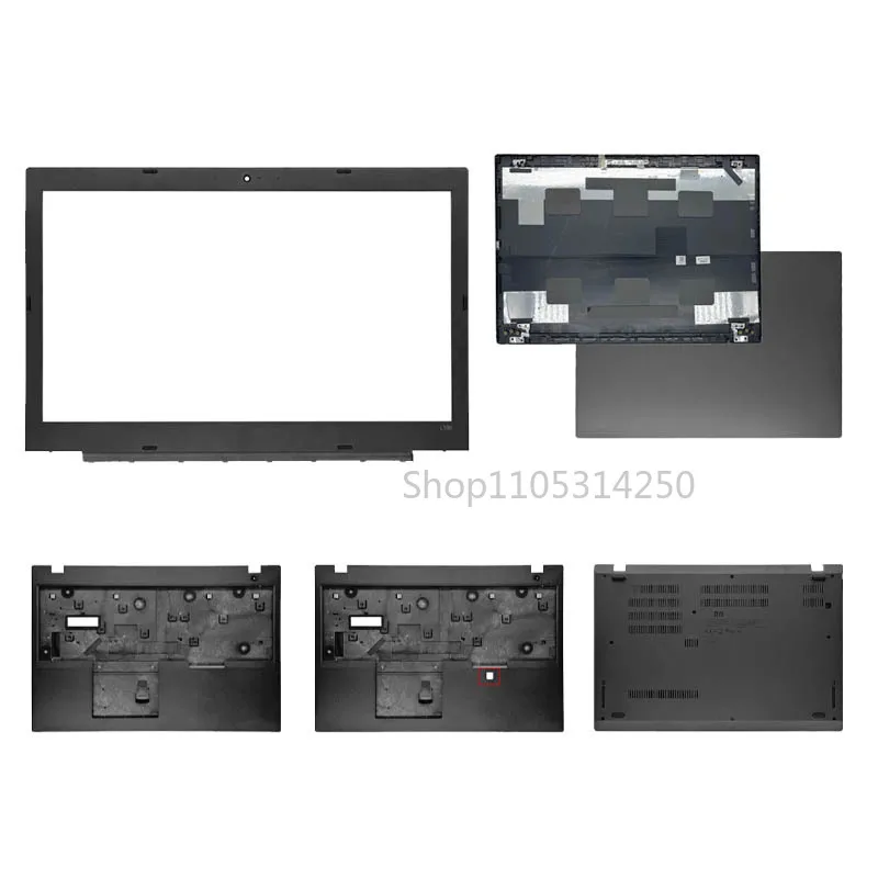 For Lenovo Thinkpad L580 L590 Laptop LCD Screen Back Top Cover Front Bezel Upper Case Palmrest Fingerprint Bottom Cover