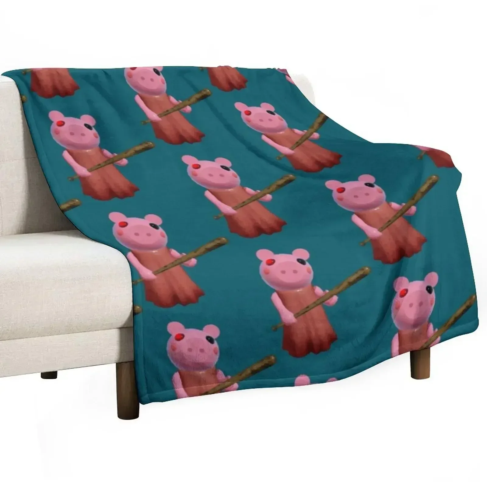 Piggy Throw Blanket Retros cosplay anime Soft Blankets