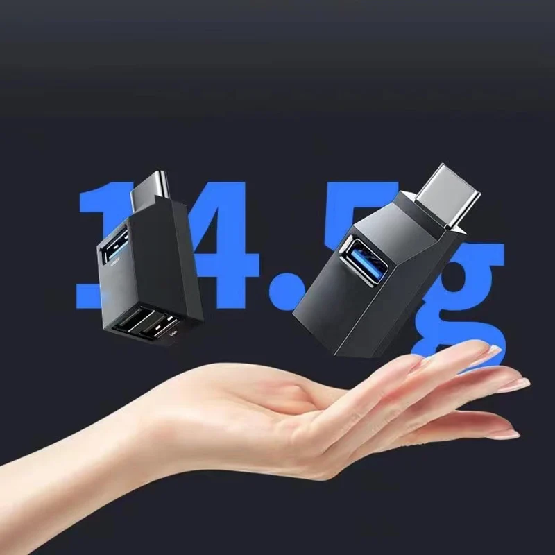Pfeife Form Typ C Hub USB 3,0 2,0 aus USB-Kabel Splitter Disk Reader Daten übertragung erweitern Adapter Maus Tastatur Konverter – Detail 4