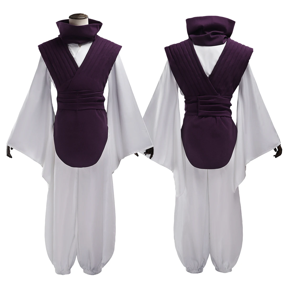 HOLOUN Jujutsu JJK Manga Anime Choso Cosplay Kostuum Paars Vest Halsbeenkap Riem Witte Elastische Broek Top Gift