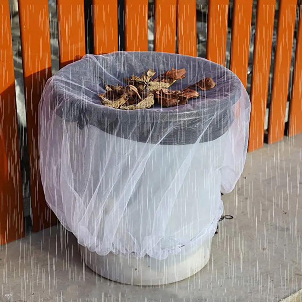 

Rain Barrel Cover Insect Proof Net Water Tank Protective Mesh Durable Polyester Material Reusable Garden Outdoor