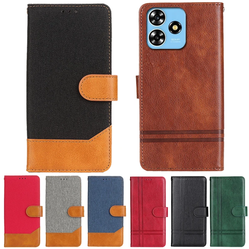 Axon 50Lite For ZTE Axon 50 Lite Case Fundas Leather Wallet Celular Cover Etui Axon50 Lite Phone Skin Axon50Lite Housing Capa