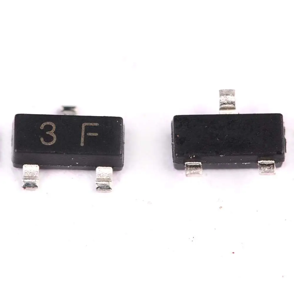100PCS/LOT BC857B BC857 SOT23 SOT SMD SOT-23 SOT23-3  3F transistor New original  In Stock