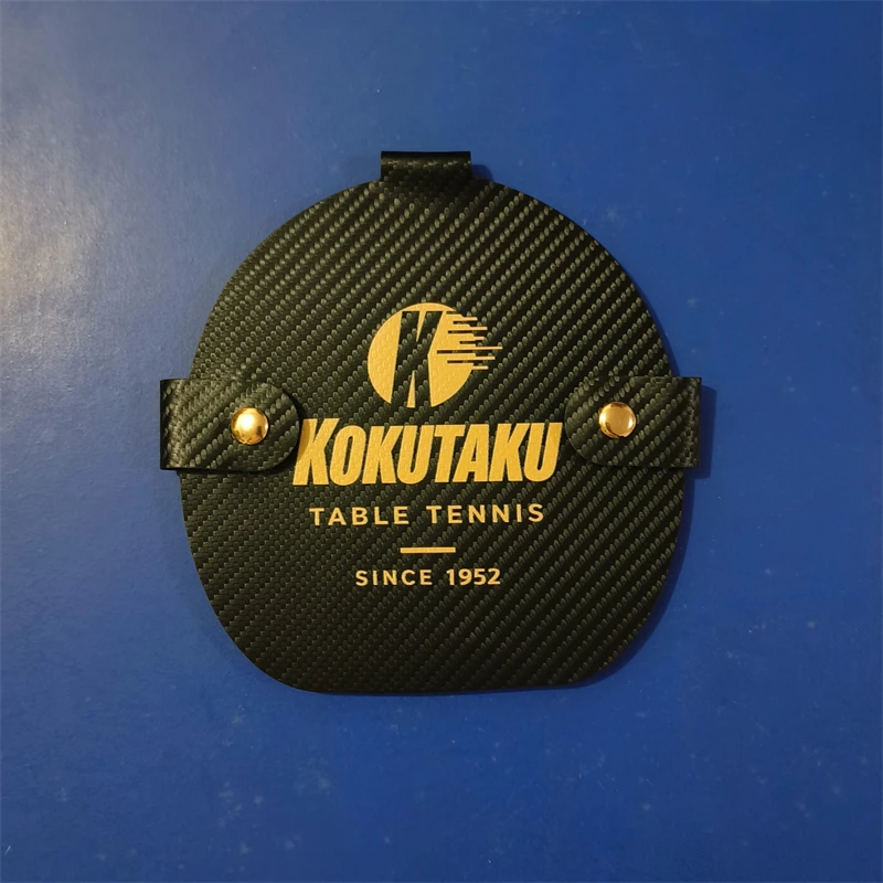 KOKUTAKU PU-Leder Magnetischer Tischtennisschläger-Schutz Tischtennis-Schläger Gummi-Schutzabdeckung Anti-Oxidation – Detail 12