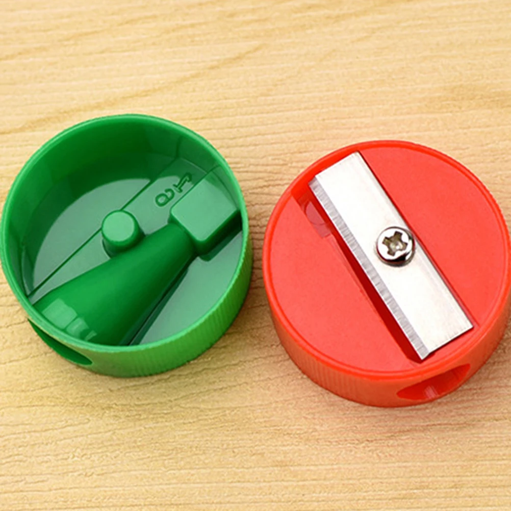 140 قطعة من مبراة أقلام الرصاص البلاستيكية الصغيرة بتصميم لطيف للطلاب يستخدم مكتب العودة إلى اللوازم المكتبية المدرسية