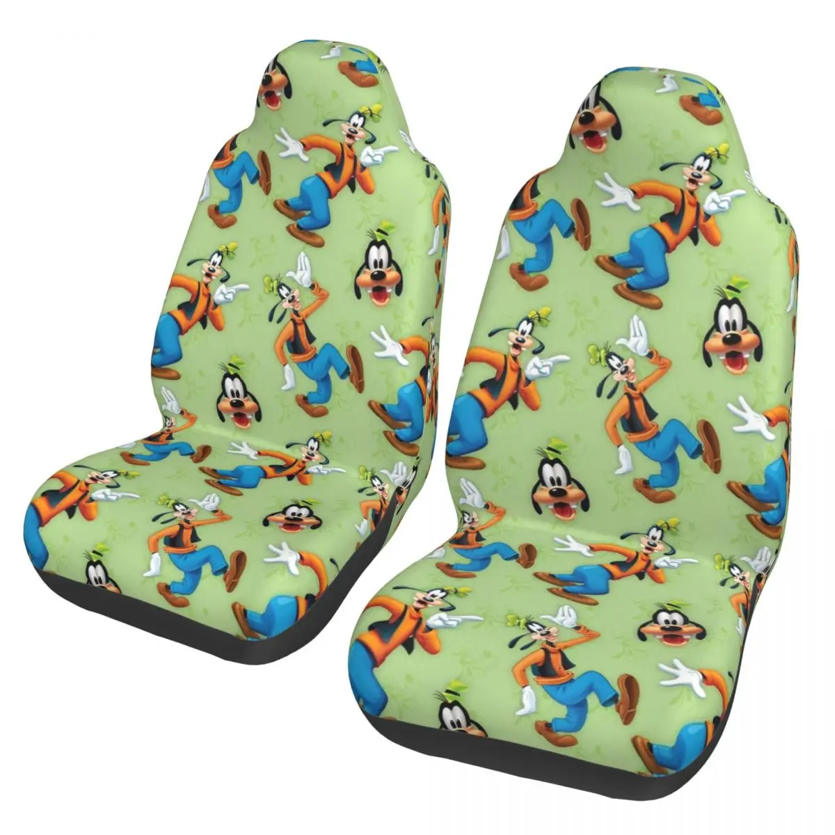 

Goofy Cartoon Dog Car Seat Cover High Quality Seat Covers Set Of 2 Universal Fit for Cars Sedans SUV and Truck