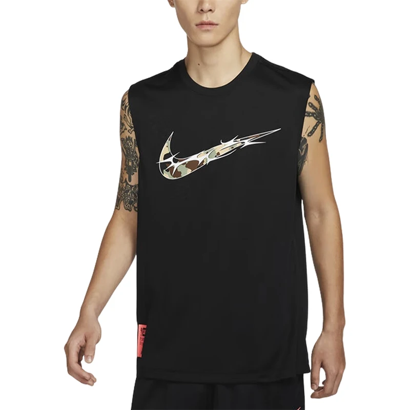 سترة Nike الرسمية الأصلية الجديدة للرجال للتدريب على كرة السلة قابلة للتنفس HM4463-010