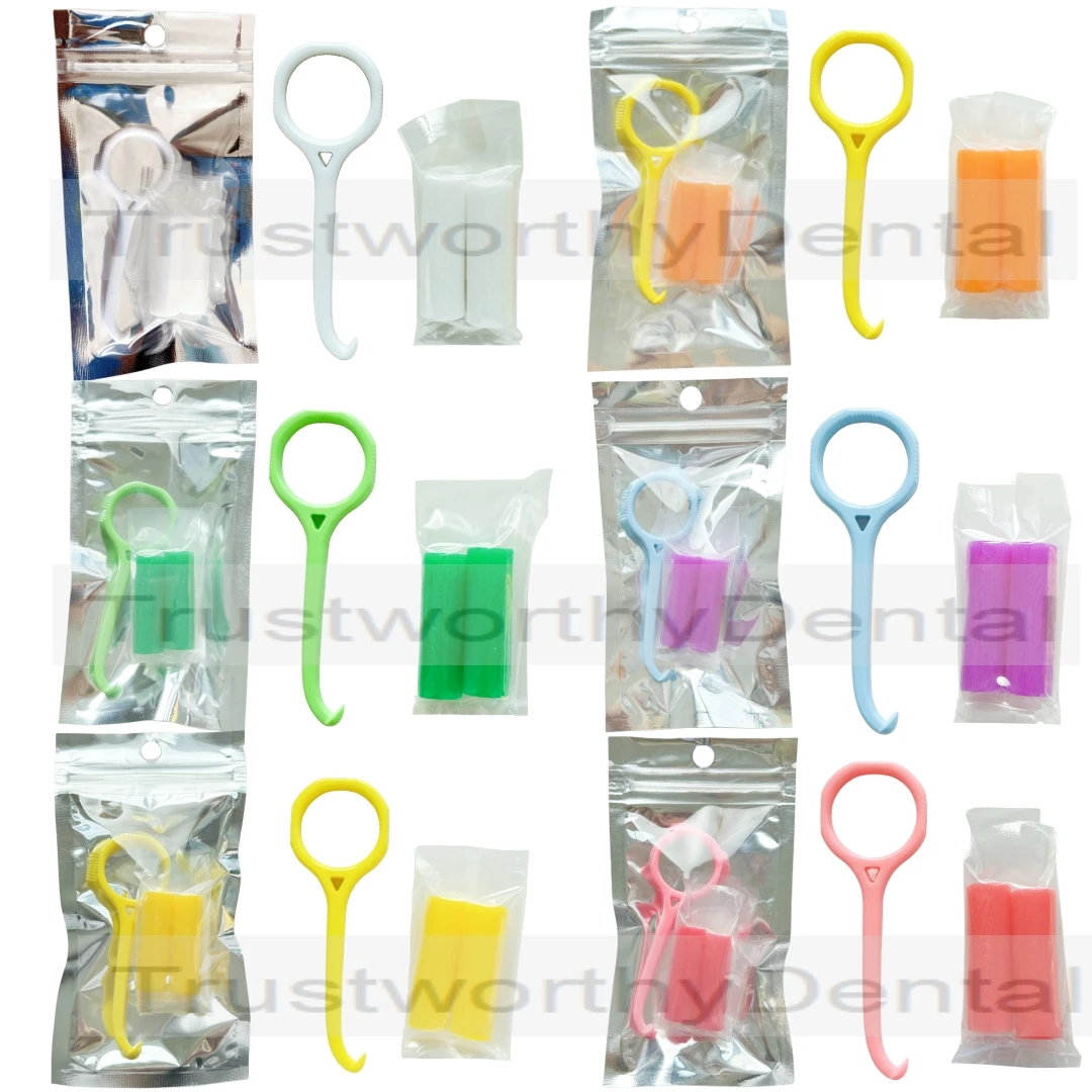 

20Packs Dental Aligner Chewies Removal Tool Plastic Remove Invisible Braces Orthodontic Chewies Silicone