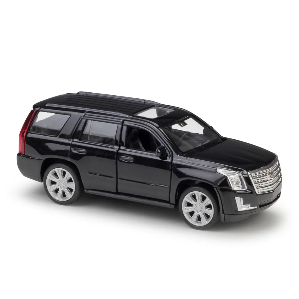 1/36 Cadillac Escalade SUV Toy Car Model Welly Diecast Vehicle Miniature Pull Back Free Wheels Collection Gift For Children Boys