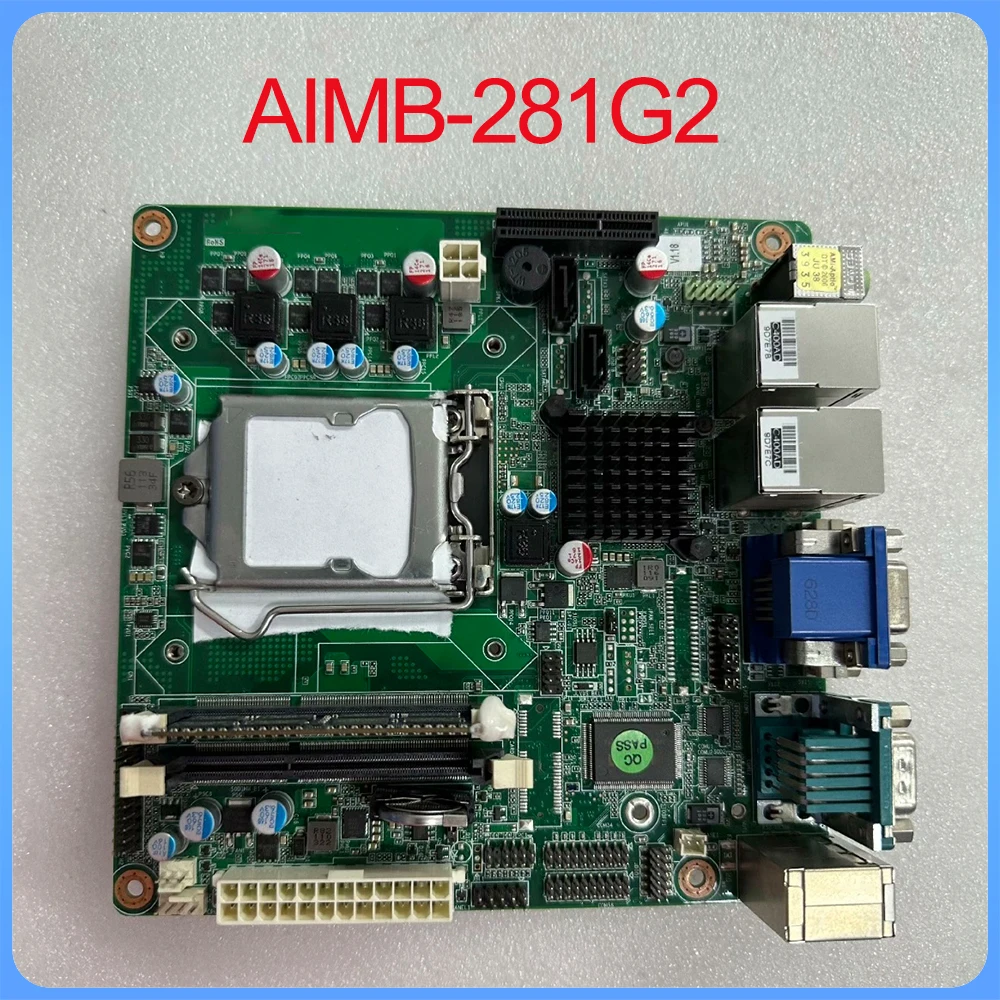 For Advantech industrial computer AIMB-281G2 dual-port industrial motherboard