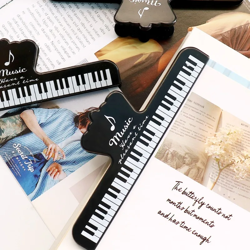 1pcs Music Book Page Holder Bookmark Sheet Music Clip Music Sheet Holder Clip for Piano Keyboard Stands and Books Adorable Page