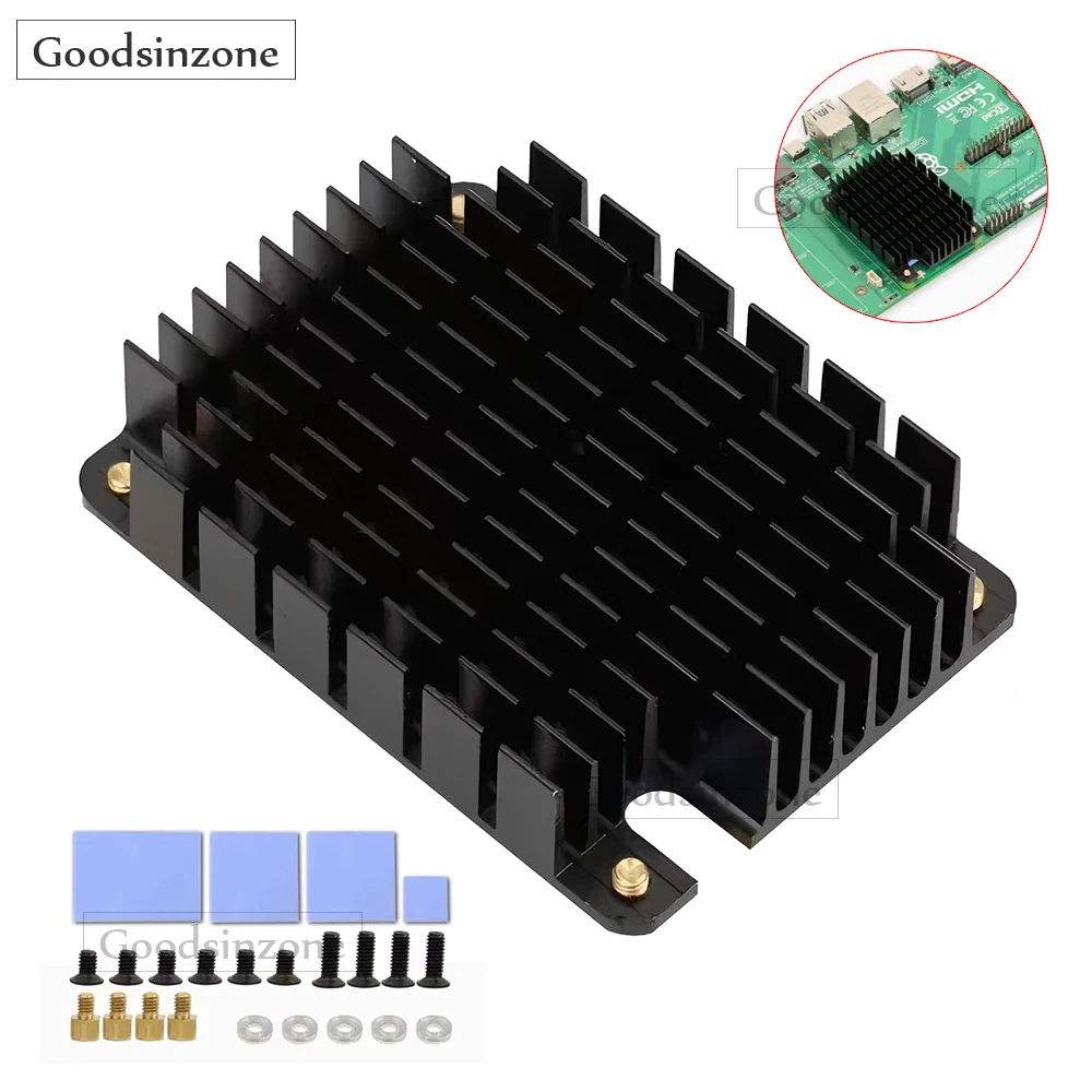 

Aluminum Heatsink for Raspberry Pi Compute Module 5 - Passive Cooling Cooler for CM5 Module