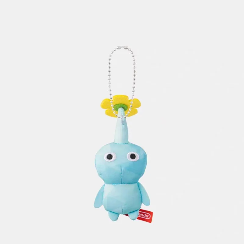 **Pikmin Mini Plush Doll Keychain Soft Stuffed Cartoon Bag Charm Pendant Decoration Red Yellow Blue Hanging Plush Ornament Gift