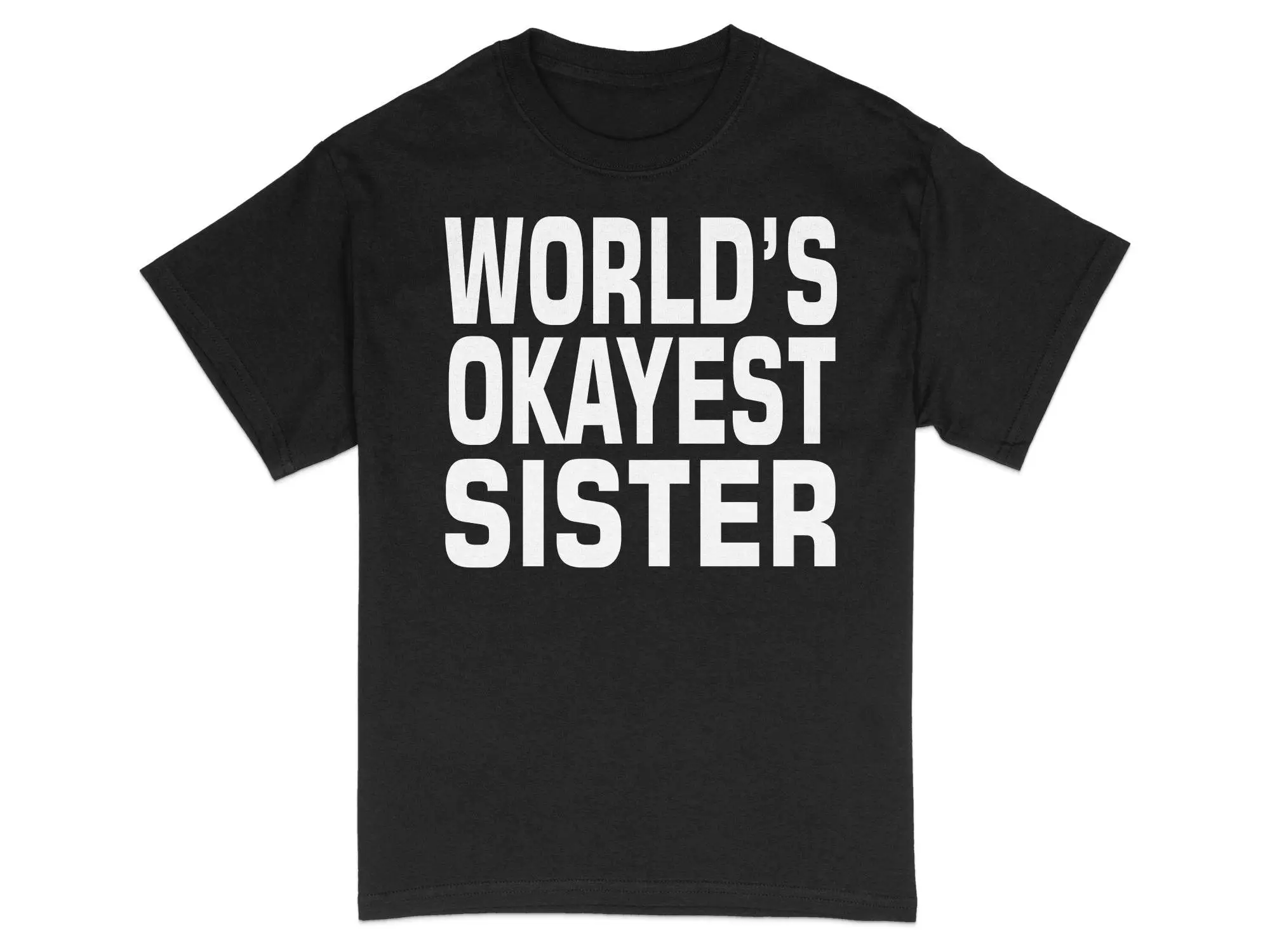 تي شيرت مضحك للجنسين 100% بوليستر، صورة خلفية سوداء صلبة، قميص علوي بأكمام قصيرة يسمح بالتهوية، تي شيرت برقبة دائرية #1