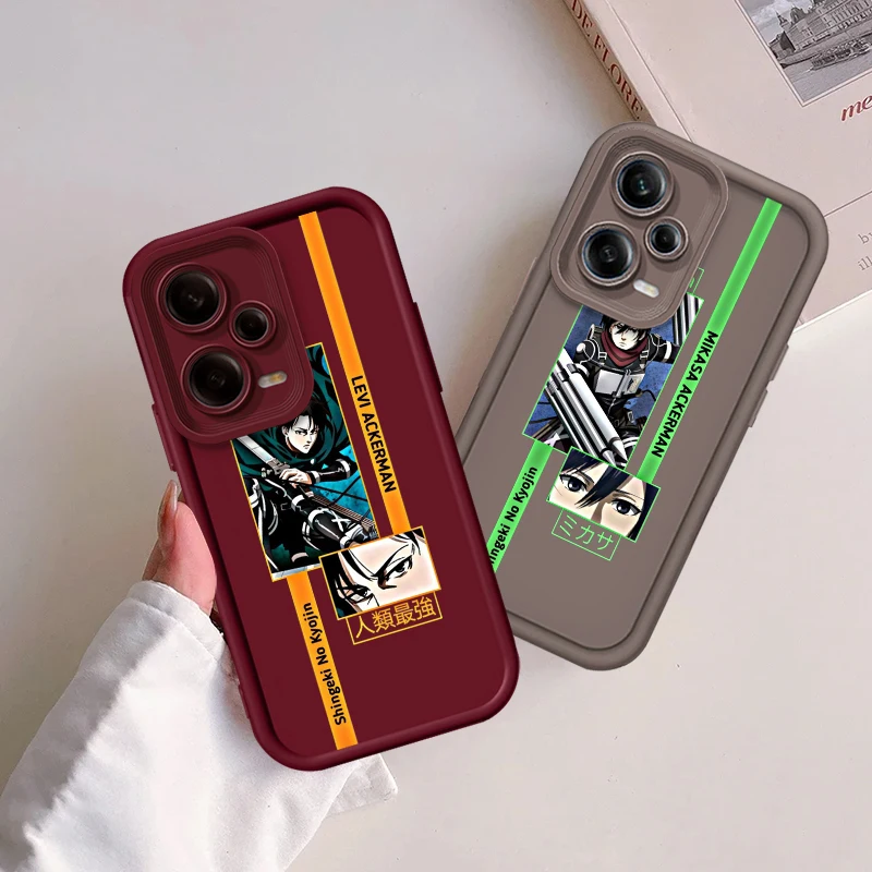 Shingeki No Kyojin Anime Art Eye Ladder For Xiaomi Redmi Note 13 12 12C 11 11S 10 10C 10A 9C 9A Pro 5G Cover Phone Case