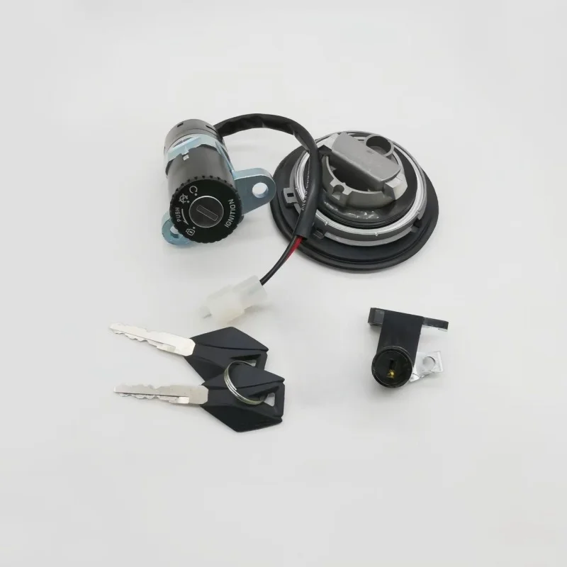 2015-2020 Motorcycle Fuel Gas Cap Ignition Switch Seat Lock Key Kit For CFMOTO CF MOTO CF125-3 CF125-3/3A CF 125 -3 -3A CF125